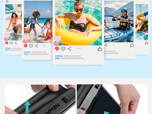 Newppon 6 Pack Waterproof Phone Pouch