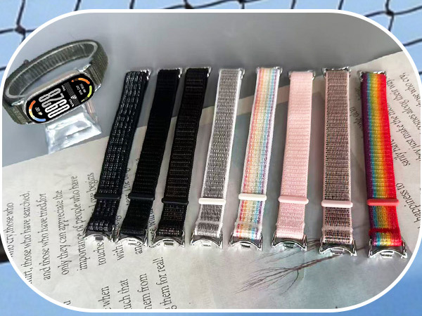 Nylon Sport Band Compatible with Xiaomi Smart Band 10/9/8