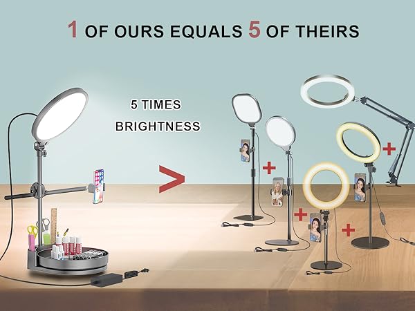 Multi-purpose desktop lamp