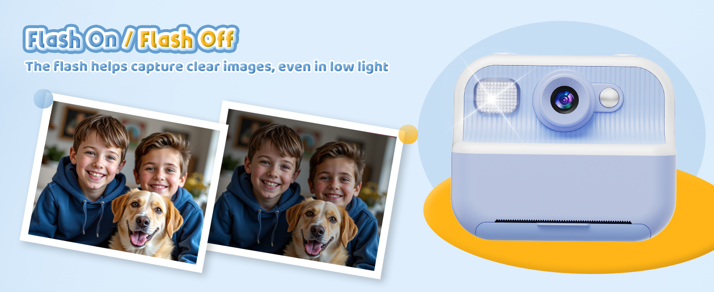 instant print kids camera