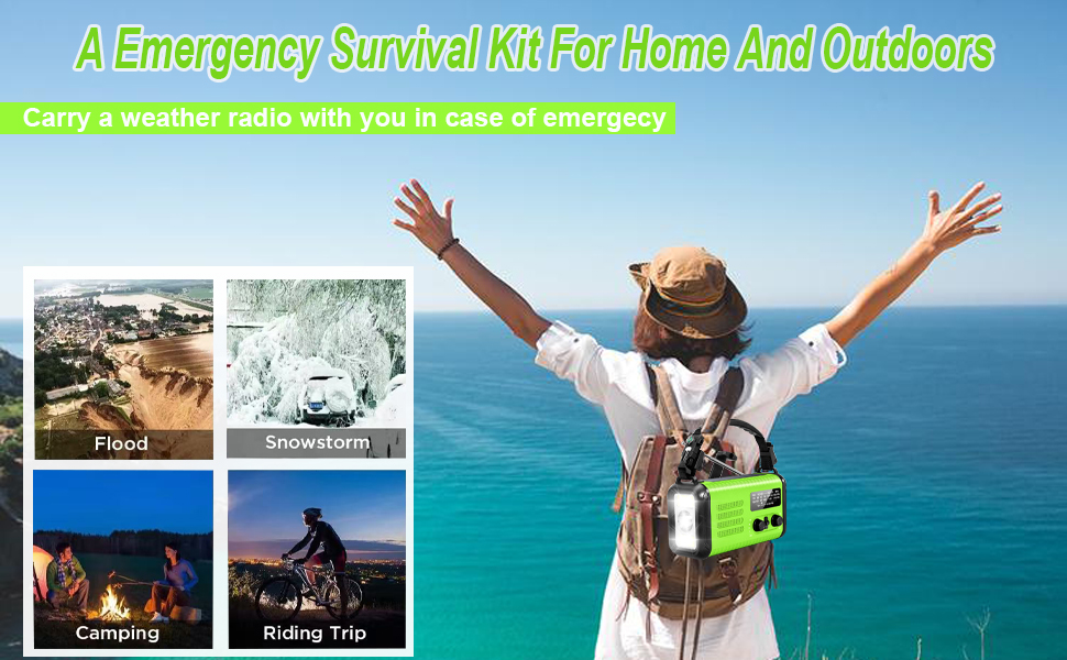 A emergency survival kit for home and outdoors