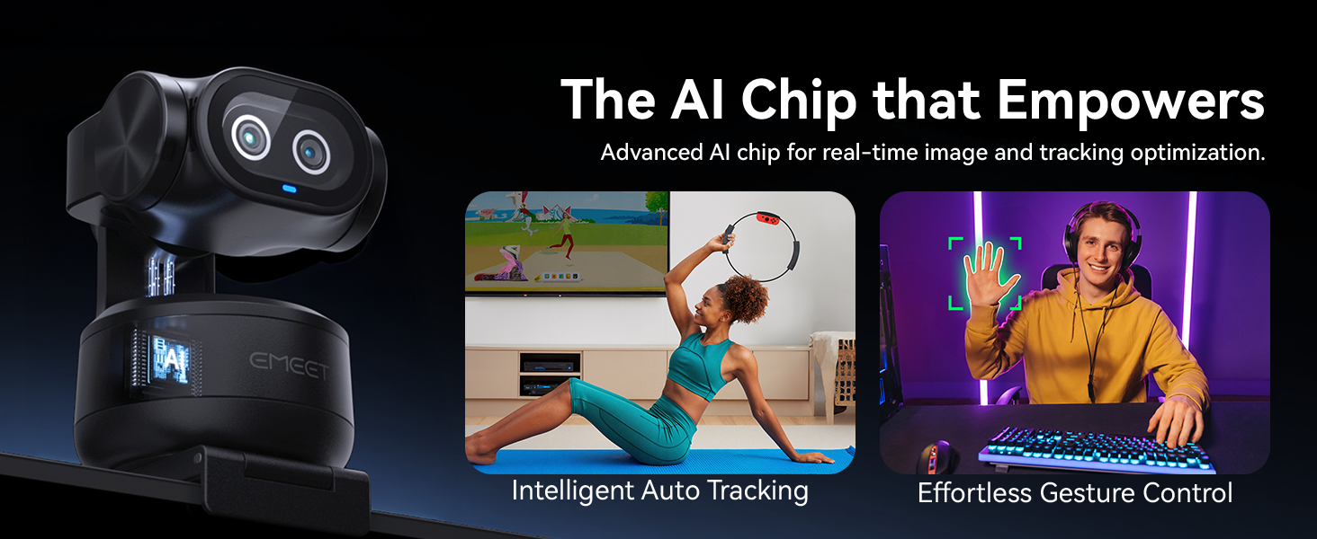Smoother Intelligent Tracking and Gesture control PTZ Camera 4K