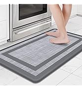 Mattitude Kitchen Mat and Rugs Cushioned Kitchen mats ,17.3"x 28",Non-Skid Waterproof Kitchen Rug...