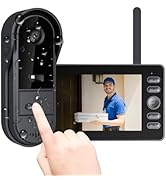 Door Bell Camera Wireless No Subscription with Monitor for Apartment, Timbre con Camara 1080P No ...