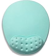 BRILA Mouse Pad with Wrist Rest Support Pad - Comfortable Medicinal Grade Memory Foam Gel with Pa...