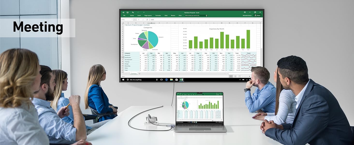 BENFEI USB C Hub 3-in-1, Super Compact, USB-C to HDMI 4K@60Hz, 10Gbps USB-A, 100W Power Delivery