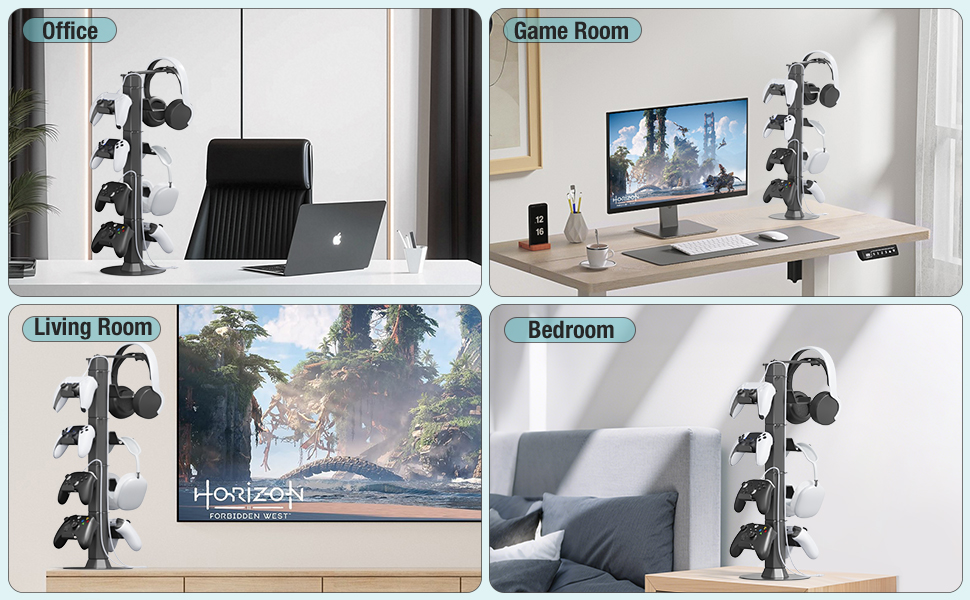 Controller &amp;amp; Headset Holder Stand