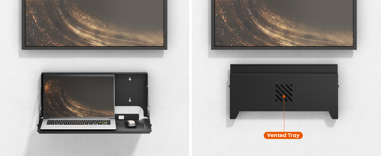 flip down keyboard wall mount