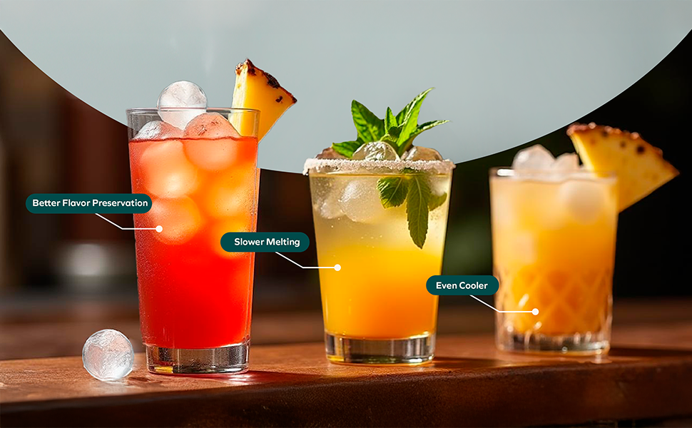 Perfectly Round Ice for Premium Drinks