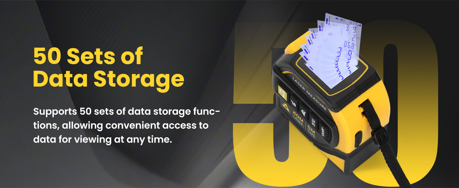 4 in 1 laser tape measure
