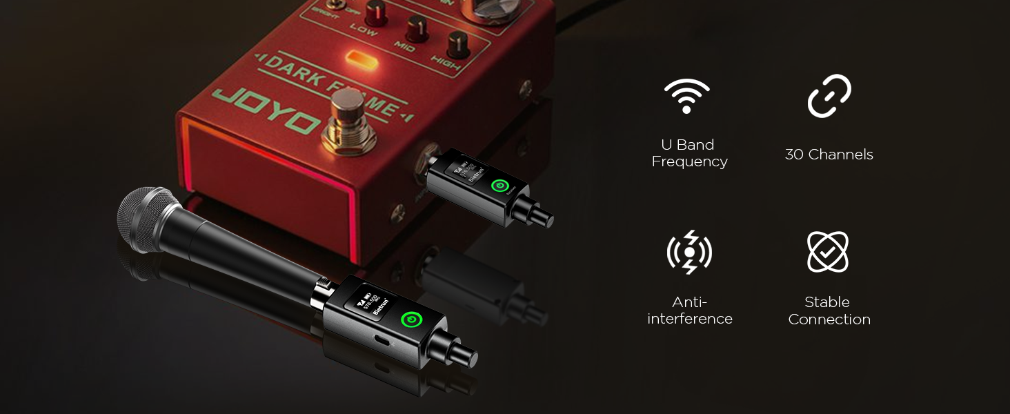 XLR Microphone wireless microphone audio transmitter and receiver wireless microphones systems