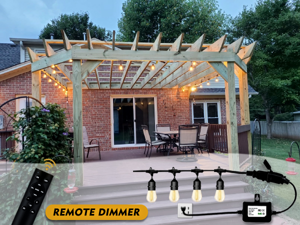 remote dimmer for outdoor lights