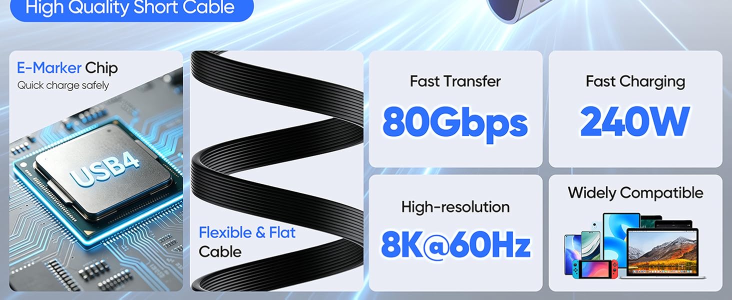angled data cable