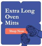BPA-Free Silicone Oven Mitts Ultra Heat Resistant up to 500°F - Oven Mitts with Thick Cotton Line...