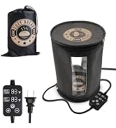 Cozy Bread Starter Jar Warmer - Round Warming Mat &amp; Insulation Cylinder | Perfect for Fermenting...