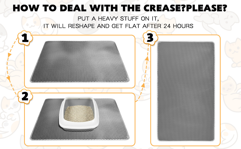 cat litter mat
