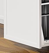 Insputer 8 Gal Pull Out Trash Can Under Cabinet, Heavy Duty Under Sink Garbage Can Kit with Soft-...