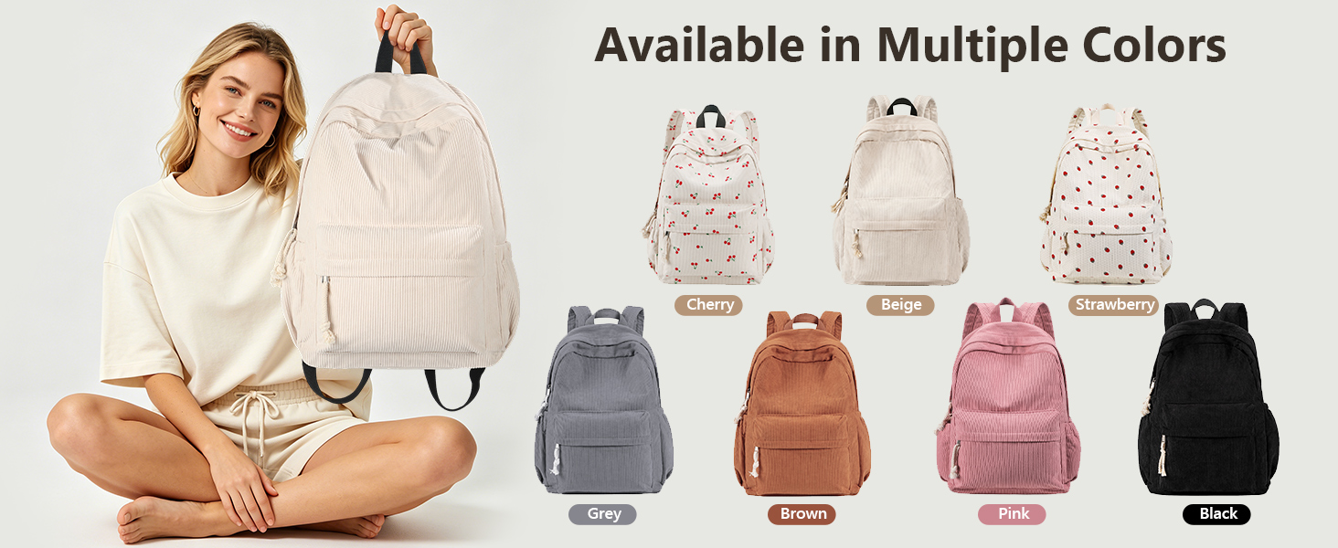 Corduroy Backpack