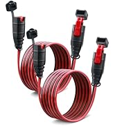 YHPWOQ 2-Pack 10FT 14AWG GC004 Extension Cable Compatible with NOCO Genius Chargers, Heavy Duty Q...