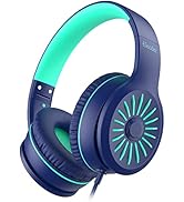 Elecder i45 On-Ear Headphones with Microphone - Foldable Stereo Bass Headphones with No-Tangle 1....