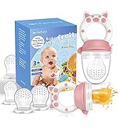 Baby Fruit Food Feeder Pacifier - Fresh Teething Pacifiers, Infant Fruit Teething Teether Toy for...