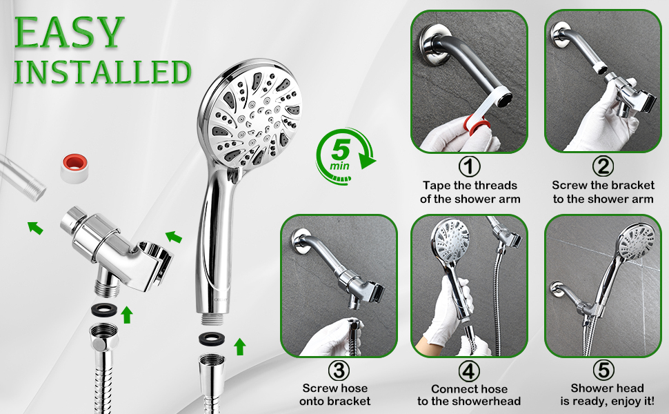 high pressure shower head