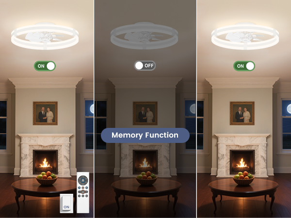  ceiling fan with lights remote control