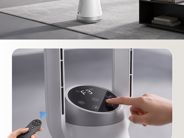 bladeless tower fan for bedroom