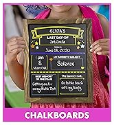 First and Last Day of School Chalkboard