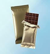 Heat Seal Metallized Bags Pouches for Chocolate Bars, Candy Bars, Protein Bars