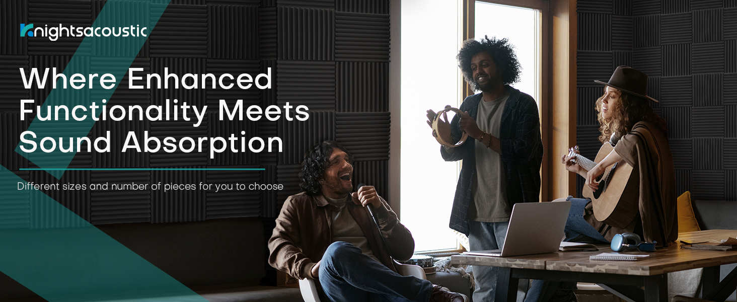 Sound proof foam panels for walls acoustic foam panels acoustic panels sound absorbing