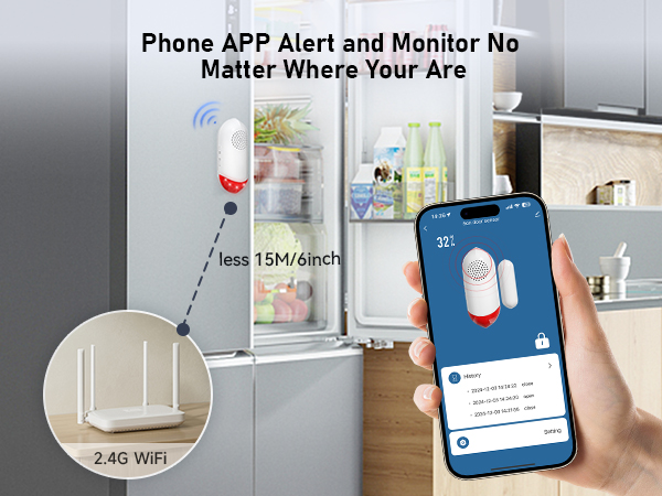 Phone APP Alert and Monitor No Matter Where Your Are AW401S