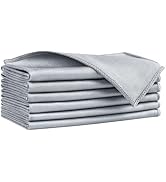 HOMEXCEL Microfiber Glass Cleaning Cloths 6 PK, Lint Free Streak Free, Reusable Microfiber Cleani...