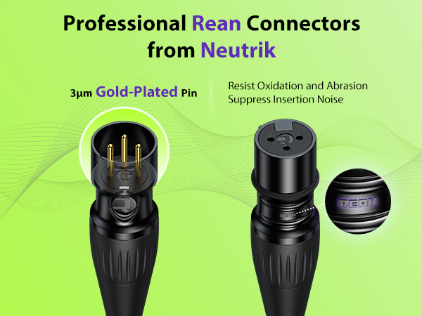 Professional Rean Connectors from Neutrik