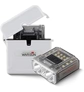 WARSUN G7 Rechargeable LED Headlamp 1500mAh with Extra 2600mAh Charging Station – Flishing Light ...