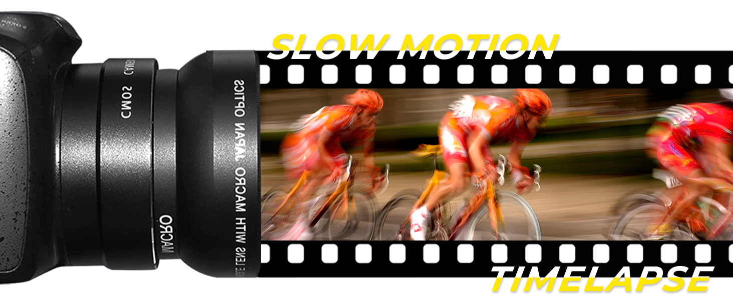 vlog camera timelapse slow motion