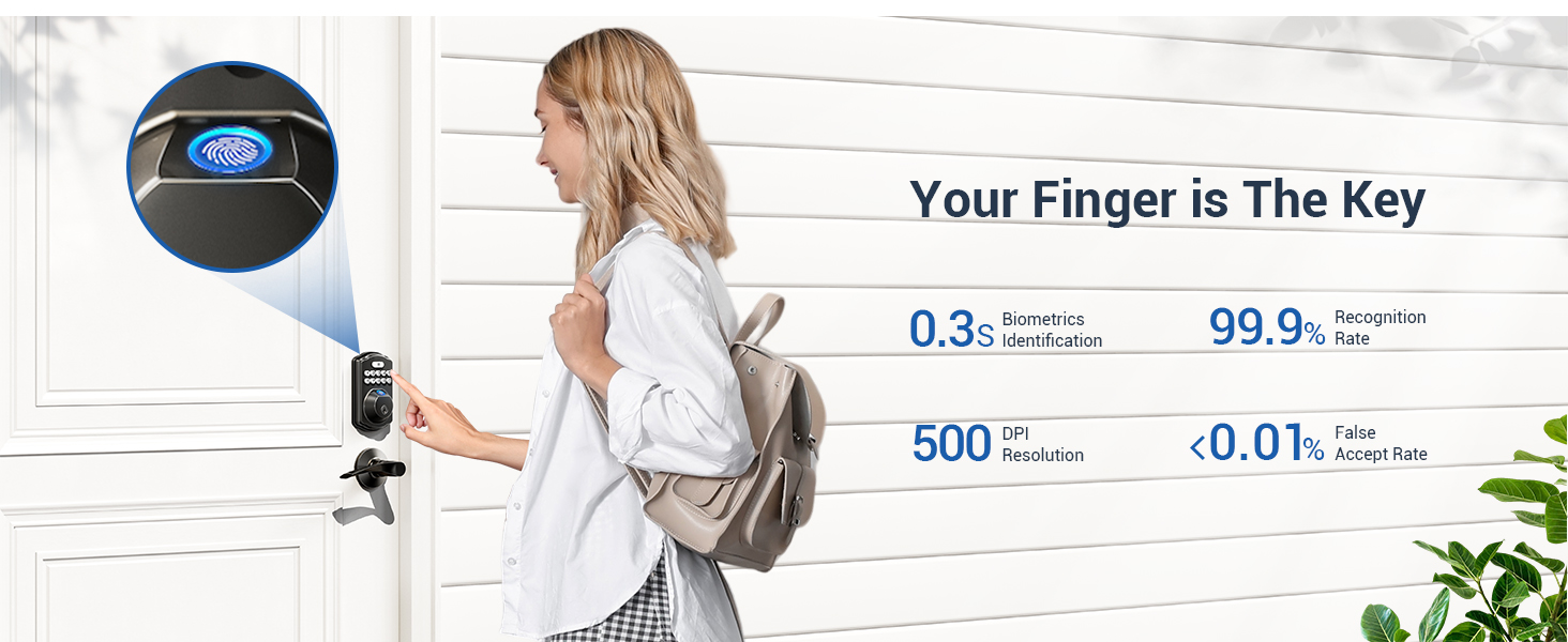 keyless entry door lock deadbolt with handle set