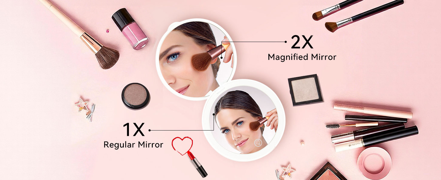 light up compact mirror