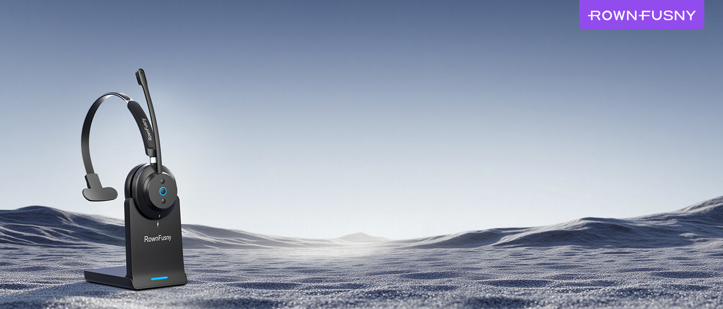 wireless headset with mic for work