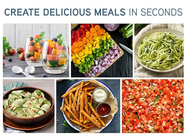 CREATE DELICIOUS MEALS IN SECONDS