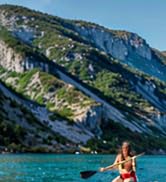 Overmont Inflatable Stand Up Paddle Board with Premium SUP Accessories, 10’6’’ Wide Durable Desig...