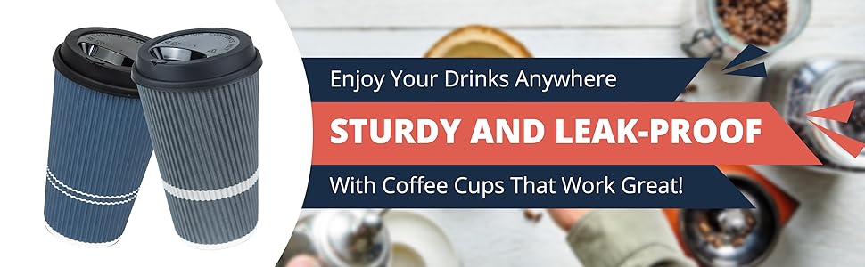 coffee cups with lids