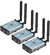 TONGTION Wireless HDMI Transmitter and Receiver, Wireless HDMI Extender with Loop Out, 500m(1640f...