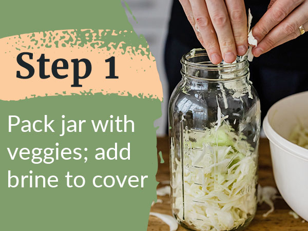 Pack Jar with veggies