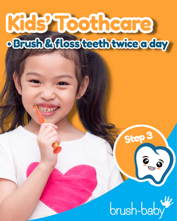 baby brush toothbrush toothpaste