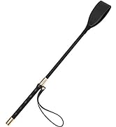 Coolrunner Riding Crop for Horse, 18 Inch Horse Whip with PU Leather Equestrianism Horse Crop Dou...