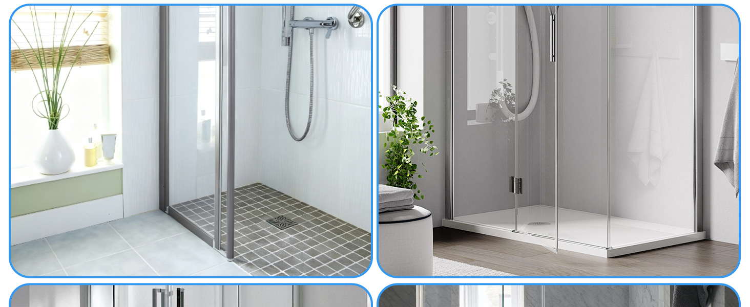 fit for in Swing or Out Swing Doors Shower Door Bottom Seal for Frameless Shower Door Seal