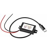 Quick Charge QC3.0 USB C Converter DC 12V/24V to 5V 3A USB Type-C Buck Charging Module Step Down ...