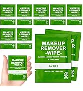 100 Count Makeup Remover Wipes Bulk Individually Wrapped, Travel Towelette Makeup Remover Individ...