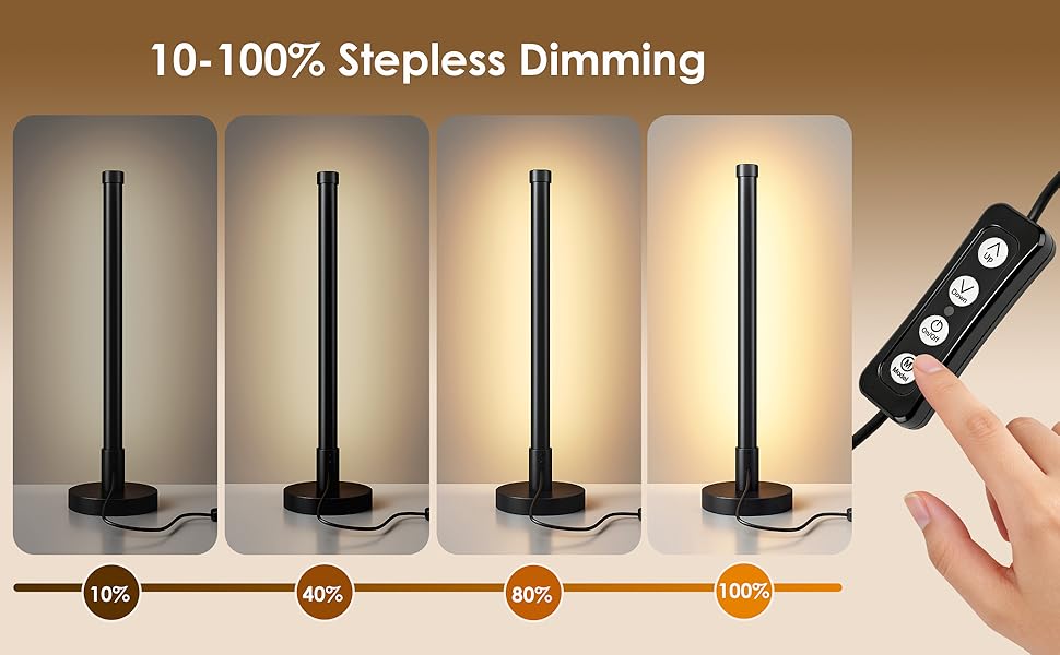 modern table top lamp small led lamp tall skinny table lamp warm desk lamp small nightstand lamp